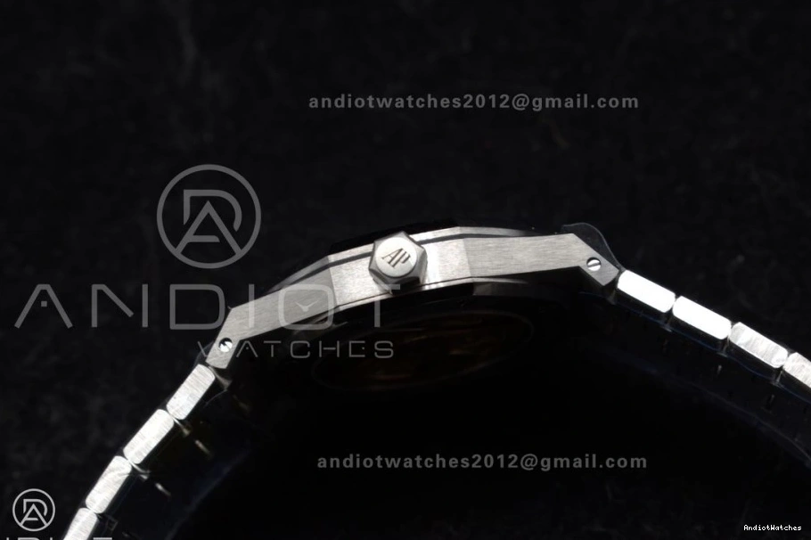 SA3120 on 1031 Edition APSF Textured 37mm 15454 Clone Grey Royal Best Dial Lightweight SS 1:1 Frosted SS Oak Bracelet Super 0219